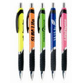 Calypso Retractable Neon Color Plastic Pen